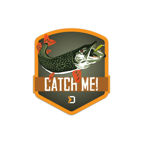 Sticker Delphin CatchME! PIKE 9x8cm