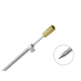 Steel telescopic bank stick Delphin 40-70cm