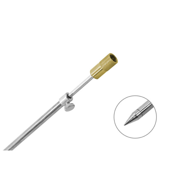 Steel telescopic bank stick Delphin 40-70cm