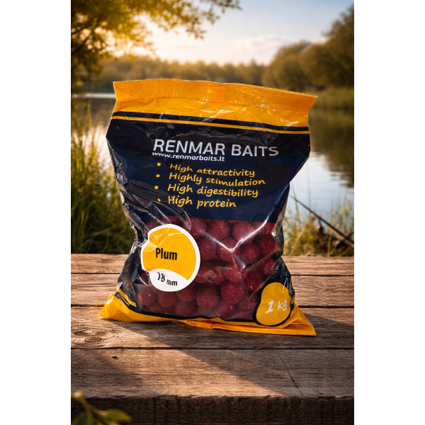 Renmar Baits Boiliai Plum 18 mm 1 kg