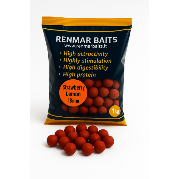 RENMAR BAITS Truskawka Cytryna Kocioł 1kg