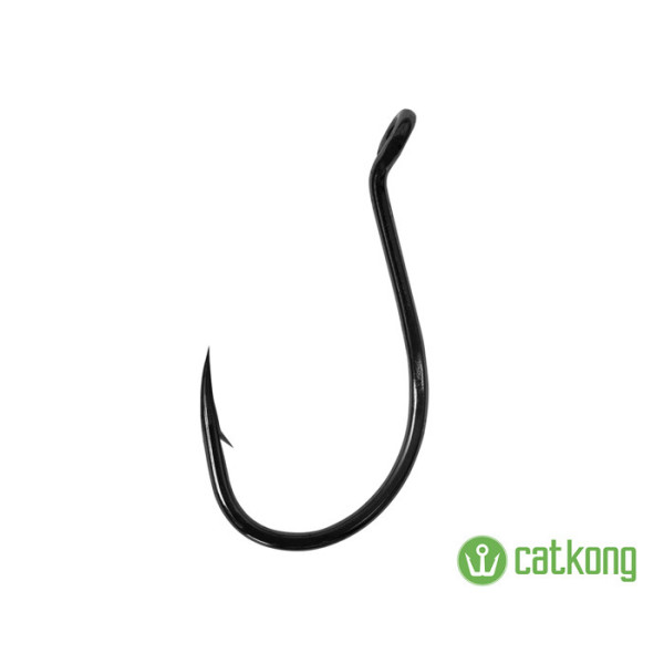 Catfish single hook CATKONG SuPOWER / 4pcs 10/0 BEND-O