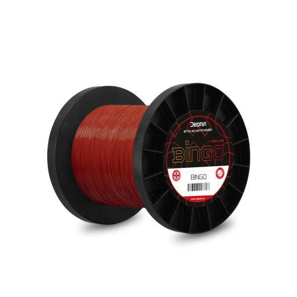 Monofilament Delphin BINGO Matt / Dark red 0,28mm 6,5kg 26000m
