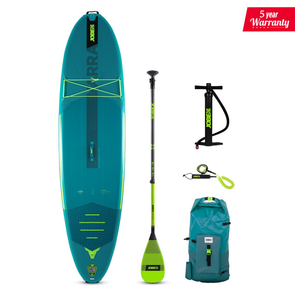 JOBE Aero Yarra SUP Board 10.6 Package Teal (fiberglass paddle