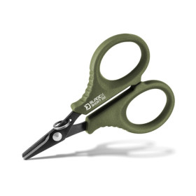 Serrated scissors Delphin BladeX Short SS 9,5 cm