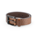 Leather belt Delphin SCALES 135cm