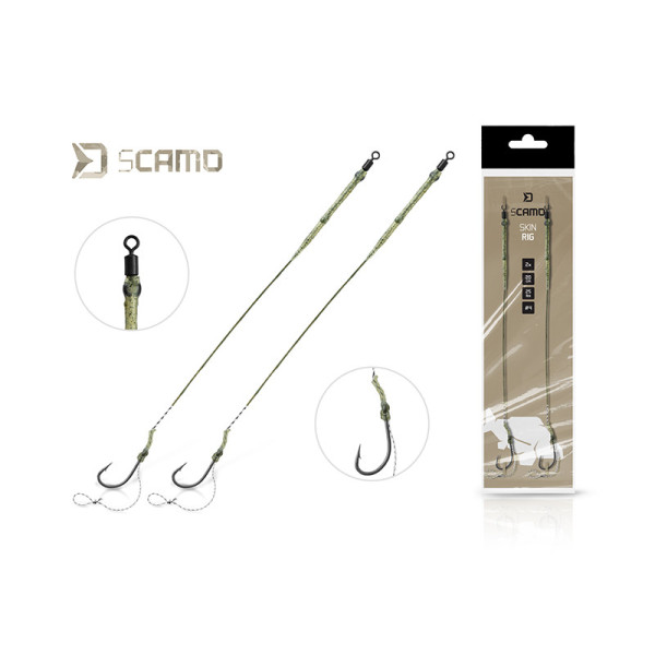 Rig Delphin sCAMO Skin rig / 2 pcs 20cm/25lbs/ 6