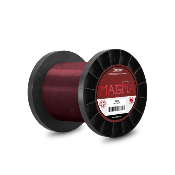 Monofilament Delphin MAGMA / burgundy 0,181mm 3,0kg 5000m
