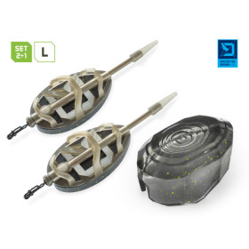 Feeder set with a mould Delphin Method QUIX Reaxe 2+1 L 50g
