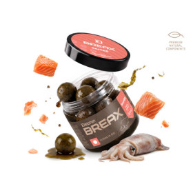 Boilies in dip Delphin BreaX / SeaKER Sqiud-Salmon/20mm/200ml