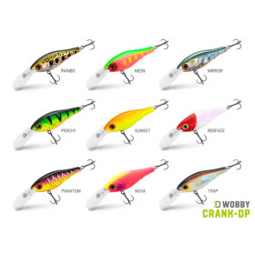 Wobbler Delphin WOBBY CRANK-DP 12g/7cm/Float./SUNSET