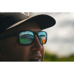 Transparent Black Brown Lens Mirror Blue Eyewear