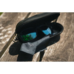 Transparent Black Brown Lens Mirror Blue Eyewear