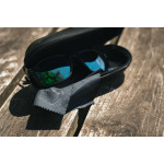 Transparent Black Brown Lens Mirror Blue Eyewear