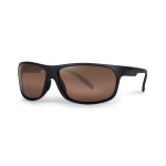 Matt Black Wrap Brown Lens Eyewear