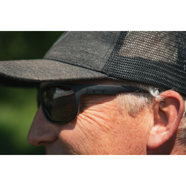 Matt Black Wrap Brown Lens Eyewear