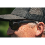 Matt Black Wrap Brown Lens Eyewear