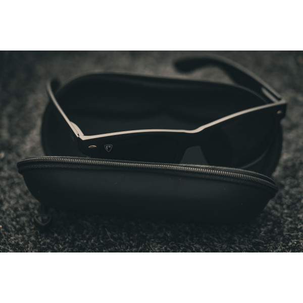 Matt Black Grey Lens Eyewear