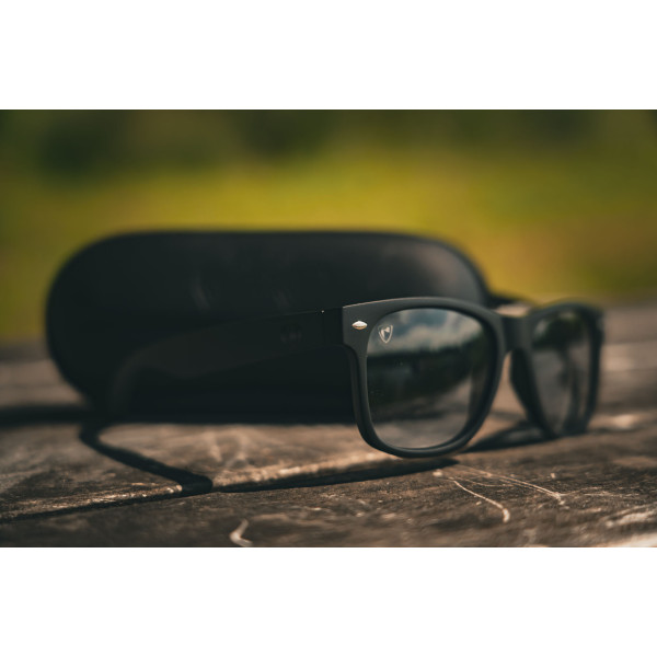 Matt Black Grey Lens Eyewear