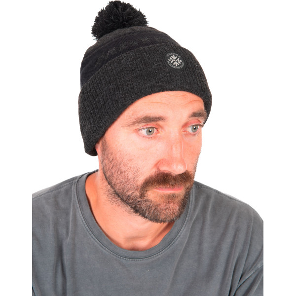 Pilka „Sherpa“ kepurė su pomponu
