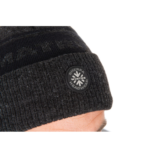 Grey Sherpa Bobble Hat