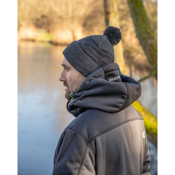 Pilka „Sherpa“ kepurė su pomponu