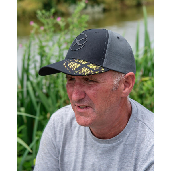Faded Print Cap - Black