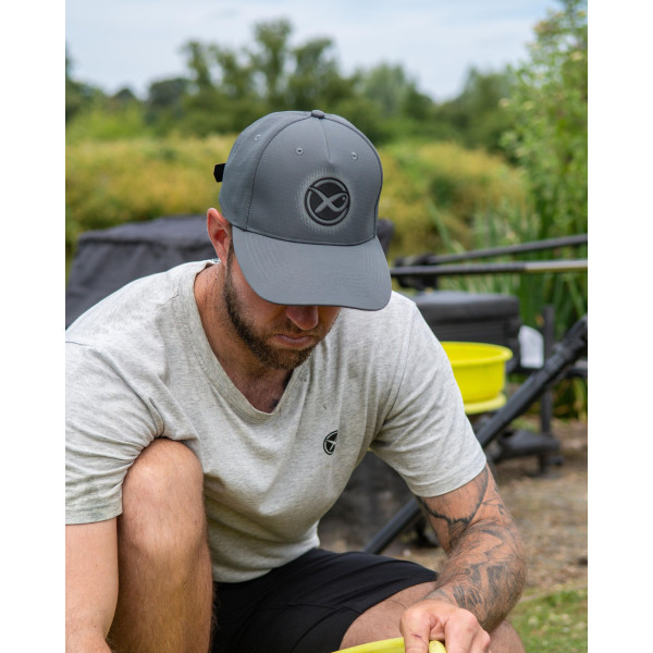 Faded Print Cap - Dark Grey