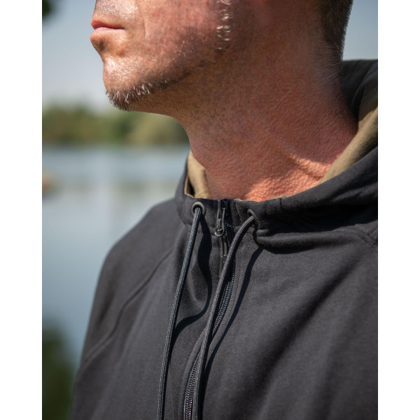 Collection Zipped Hoody Black