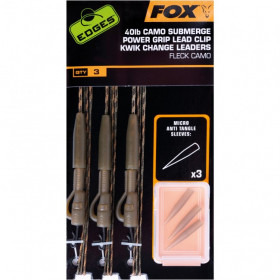 System Fox Edges Camo iegremdējiet Power Grip Lead Clip Kwik