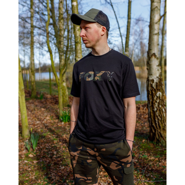 Black Camo Logo T-Shirt