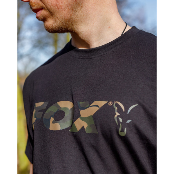 Black Camo Logo T-Shirt