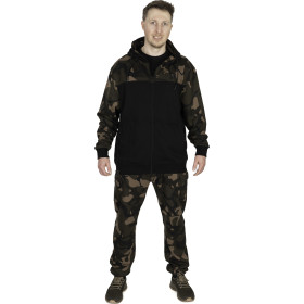 LW Black Camo Split Zip Hoody
