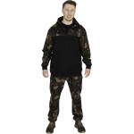 LW Black Camo Split Zip Hoody