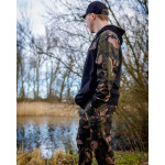 LW Black Camo Split Zip Hoody