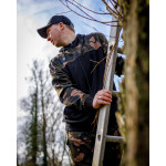 LW Black Camo Split Zip Hoody