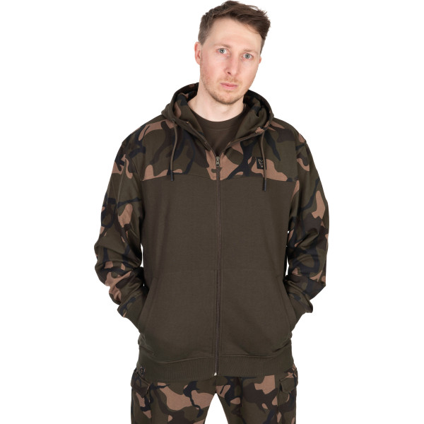LW Khaki Camo Split Zip Hoody