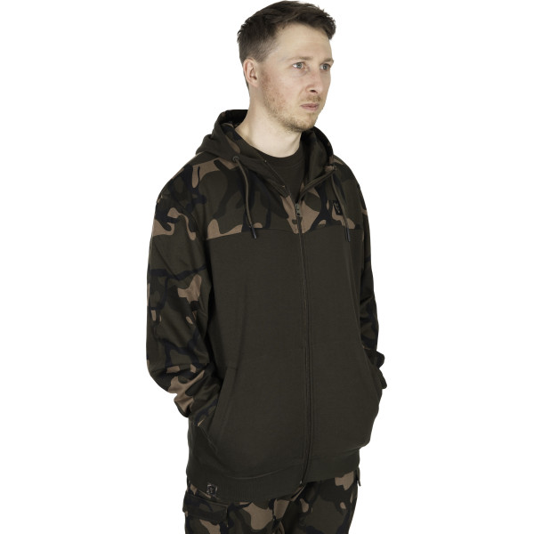 LW Khaki Camo Split Zip Hoody