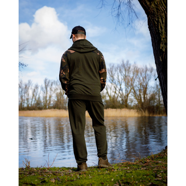 LW Khaki Camo Split Zip Hoody