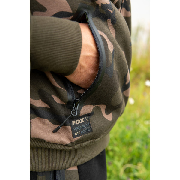 Camo Full Zip Premium 310 Hoodie