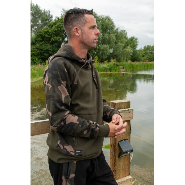 Khaki Camo Pullover Premium 310 Hoodie