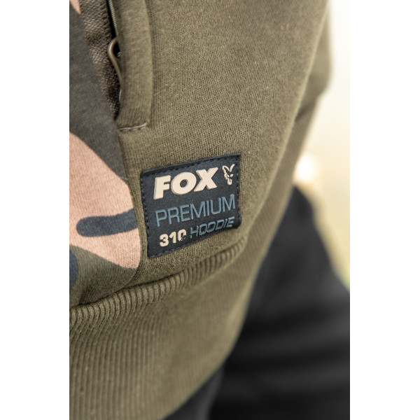 Khaki Camo Pullover Premium 310 Hoodie