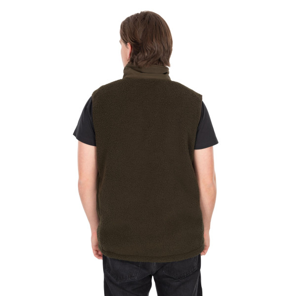 Olive Sherpa Hybrid Gilet