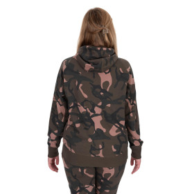Womens Zipped Camo Hoodie