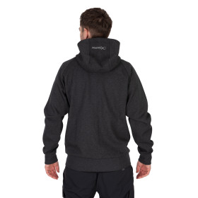 Charcoal Marl Zip Hoody