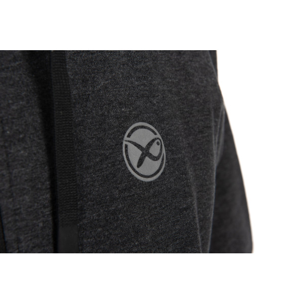 Charcoal Marl Zip Hoody