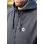 Charcoal Marl Zip Hoody