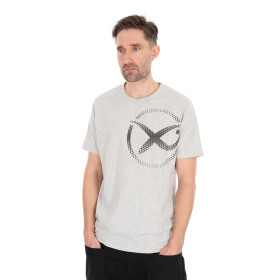 Large Mesh Logo T-Shirt - Grey