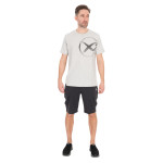 Large Mesh Logo T-Shirt - Grey
