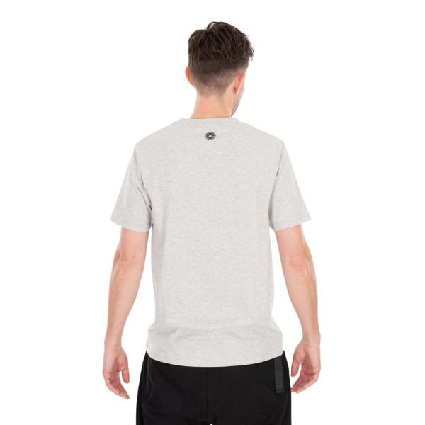 Large Mesh Logo T-Shirt - Grey